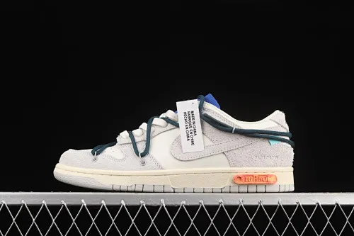 All categories Nk SB Dunk Series Nk SB Dunk Low low-top sneakers G version OF x Nk Dunk Low "12 of 50" OW suede SB smashed backboard fashion casual sneakers DJ0950-111